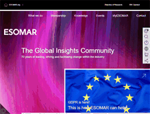 Tablet Screenshot of esomar.org